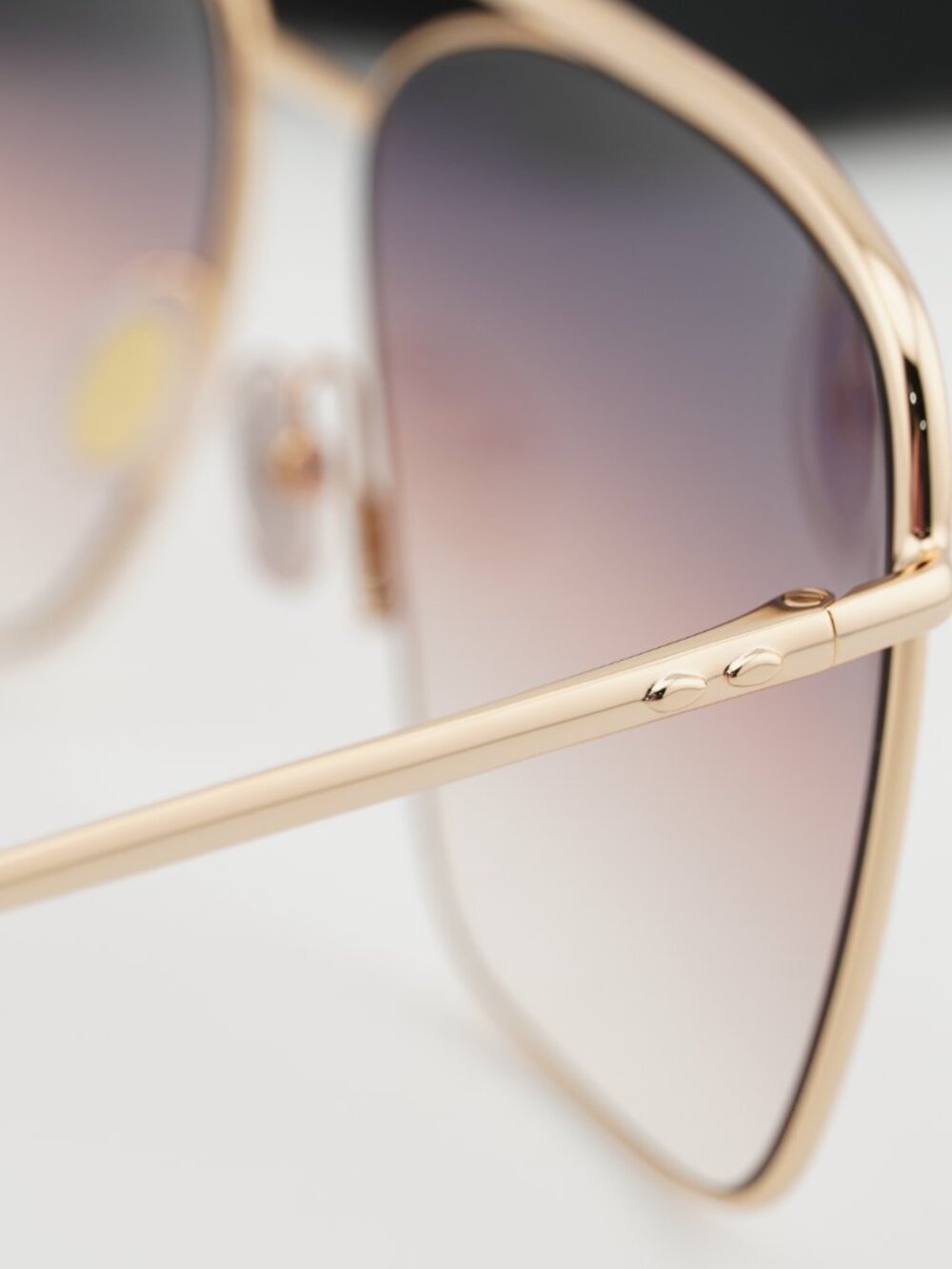 Isabel Marant IM 0118/S 0000 FF Square Sunglasses - Gold/Grey - Picture 2 of 10